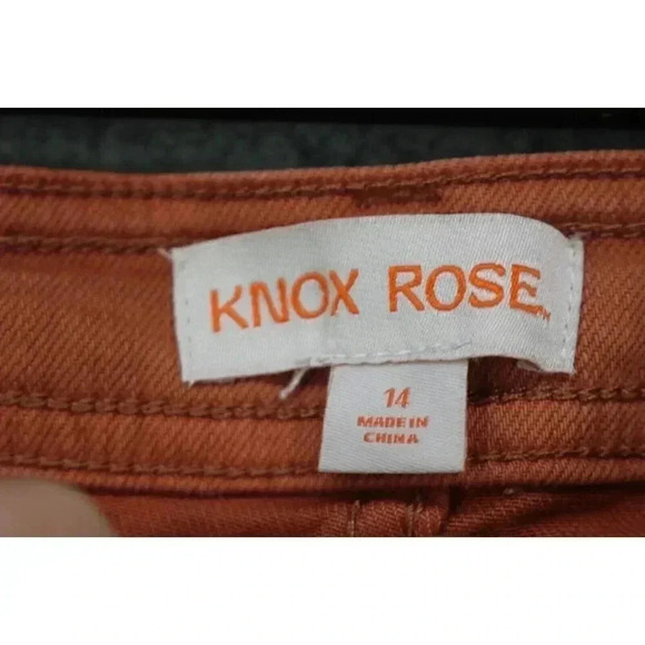 Knox Rose Light Brown Bell-Bottom Jeans-Size 14-Pockets - Picture 5 of 10